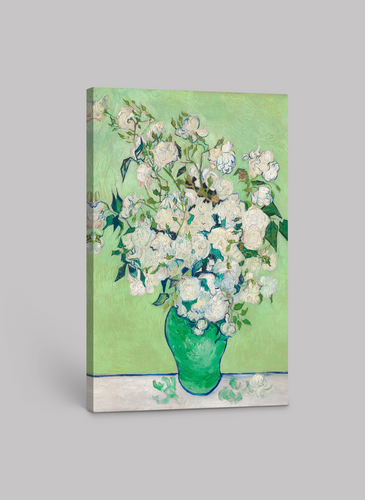 Vincent van Gogh’s “Vase with White Roses” – Exquisite Canvas Art Print