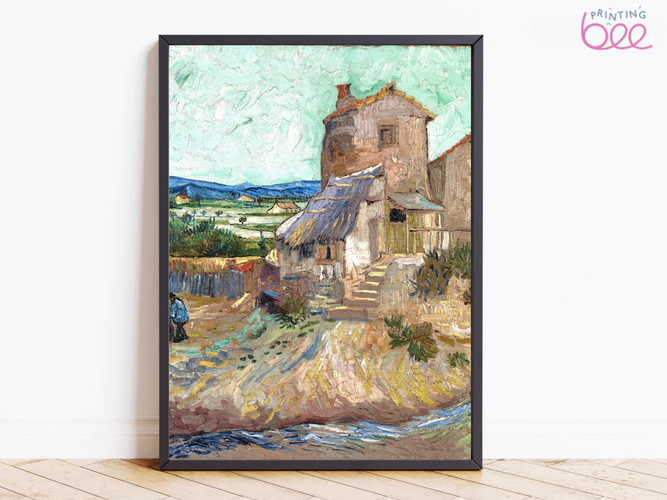 Vincent van Gogh’s “The Old Mill” – Timeless Canvas Art Print