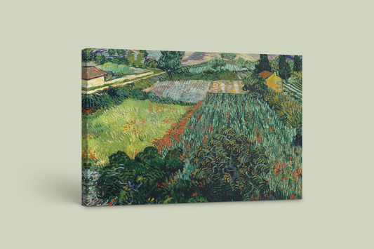 Vincent van Gogh’s “Garden with Flowers” – Lush and Vibrant Canvas Art