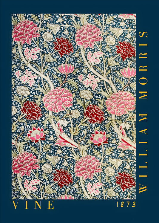 William Morris Vine Pattern (1873) – Art Print on Canvas and Paper