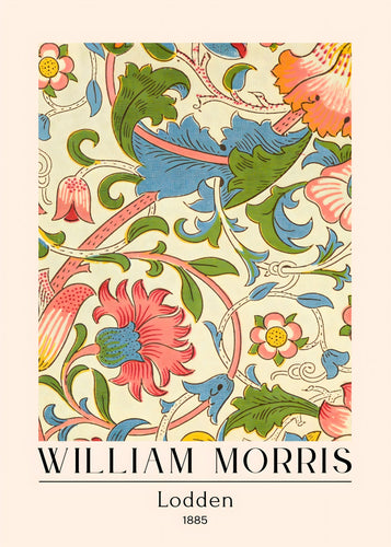 William Morris Lodden Pattern (1885) – Art Print on Canvas and Paper