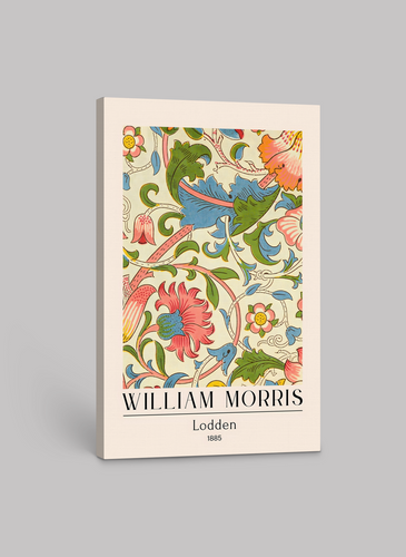 William Morris Lodden Pattern (1885) – Art Print on Canvas and Paper