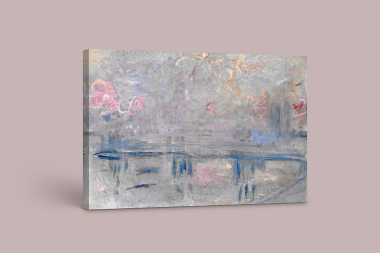 Monet's The Bridge at Sunset - Captivating Impressionist Canvas Art