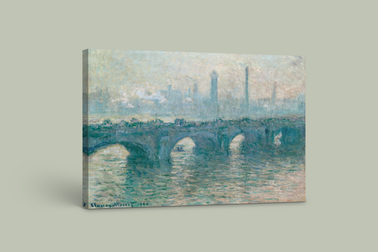 Monet's The Thames Under Fog - Impressionist Masterpiece Canvas Print