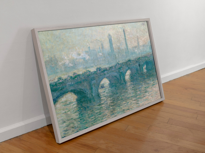 Monet's The Thames Under Fog - Impressionist Masterpiece Canvas Print