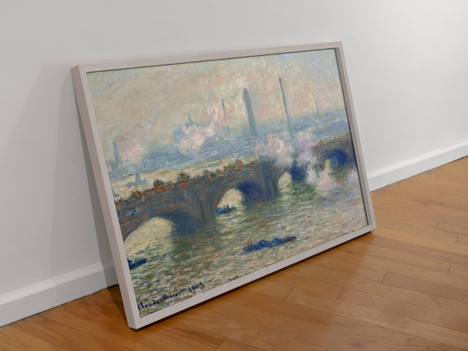 Monet’s The Thames Under Fog – Captivating Impressionist Art Canvas