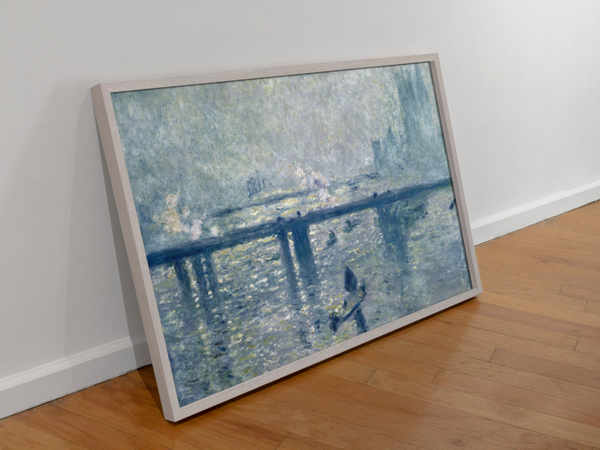 Monet's The Thames in Mist - Atmospheric Impressionist Canvas Print