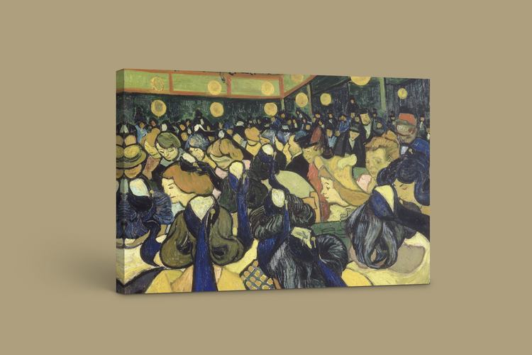 Vincent van Gogh’s “Dance Hall in Arles” – Canvas Art Print