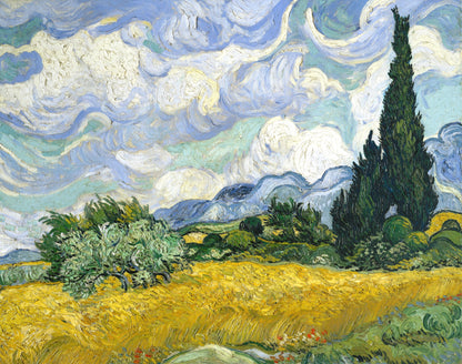 Vincent van Gogh’s “Wheat Field with Cypresses” – Canvas Art Print