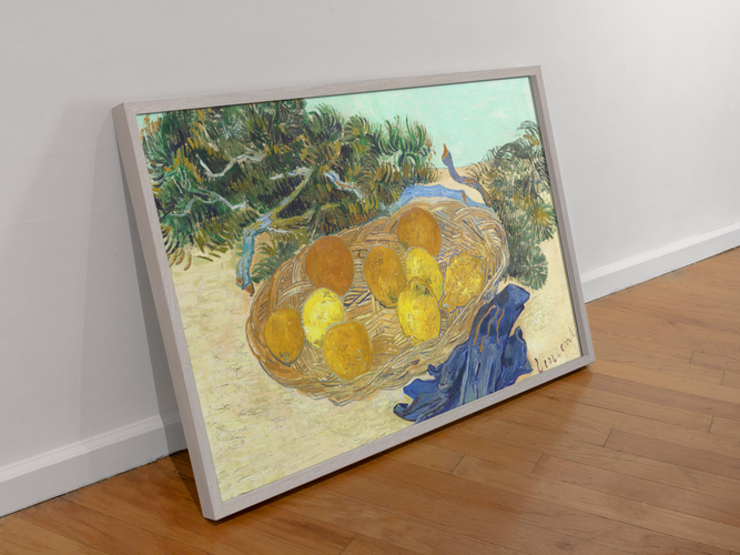 Vincent van Gogh’s “Still Life with Basket of Oranges” – Canvas Art Print