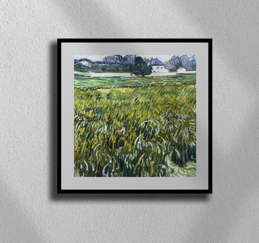 Vincent van Gogh’s “Field with Irises near Arles” – Canvas Art Print