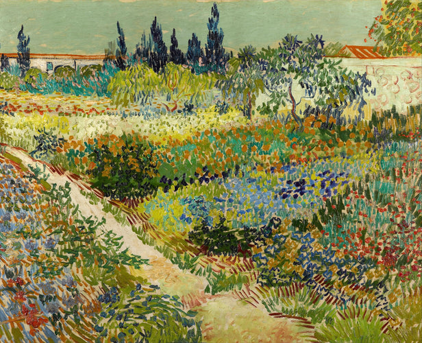 Vincent van Gogh’s “Garden at Arles” – Canvas Art Print