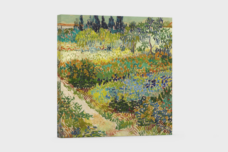 Vincent van Gogh’s “Garden at Arles” – Canvas Art Print