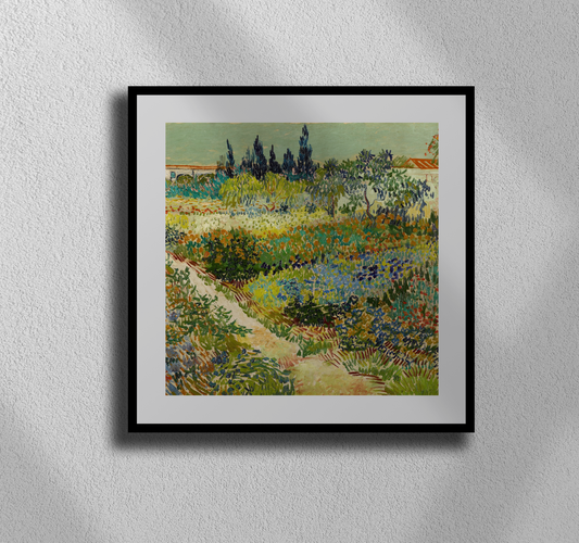 Vincent van Gogh’s “Garden at Arles” – Canvas Art Print