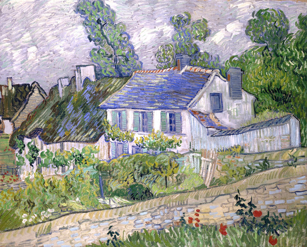 Vincent van Gogh’s “House in Auvers” – Canvas Art Print