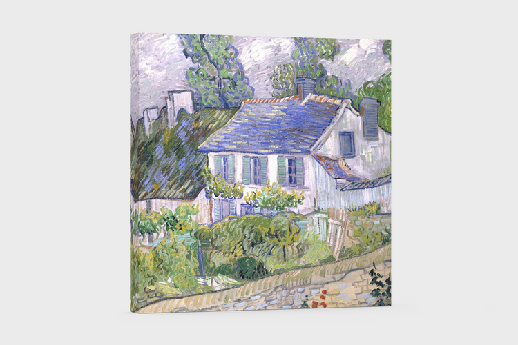 Vincent van Gogh’s “House in Auvers” – Canvas Art Print