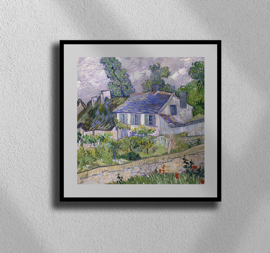 Vincent van Gogh’s “House in Auvers” – Canvas Art Print