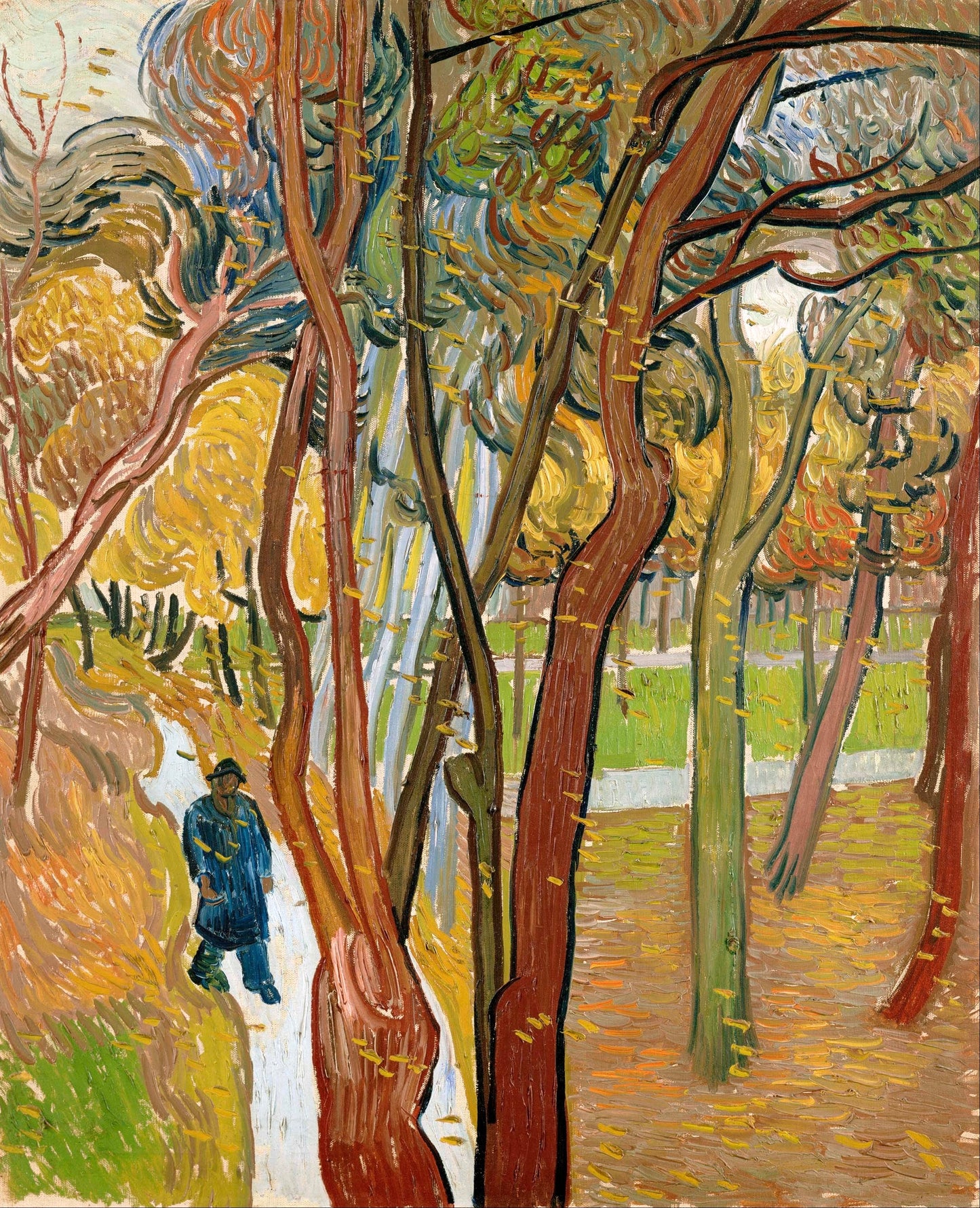 Vincent van Gogh’s “Path in the Woods” – Premium Canvas Art Print