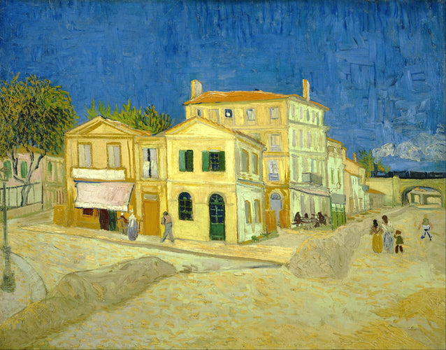 Vincent van Gogh’s “The Yellow House” – Captivating Canvas Print