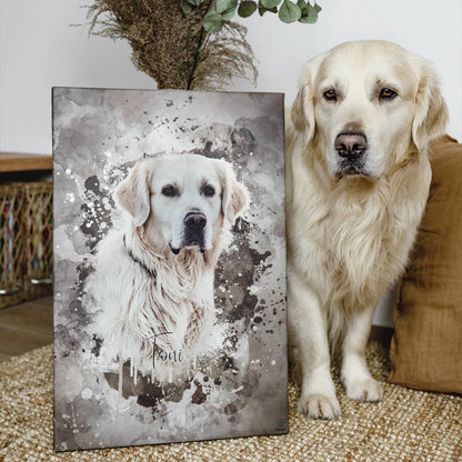 Watercolour Pet Portrait | Pet Memorial Gift