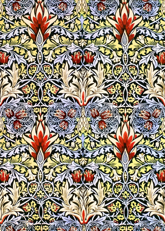 William Morris Snakeshead Pattern (1876) – Art Print on Canvas and Paper