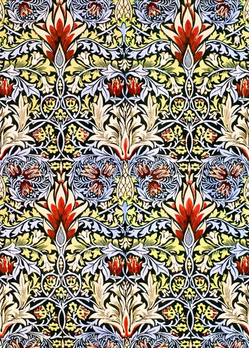 William Morris Snakeshead Pattern (1876) – Art Print on Canvas and Paper