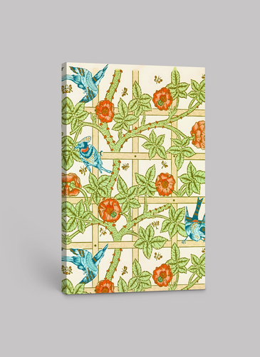 William Morris Trellis Pattern (1862-64) | Fine Art Print on Canvas