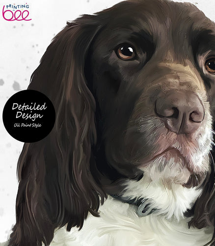 Personalised Watercolour Pet Portrait | Custom Pet Art Print