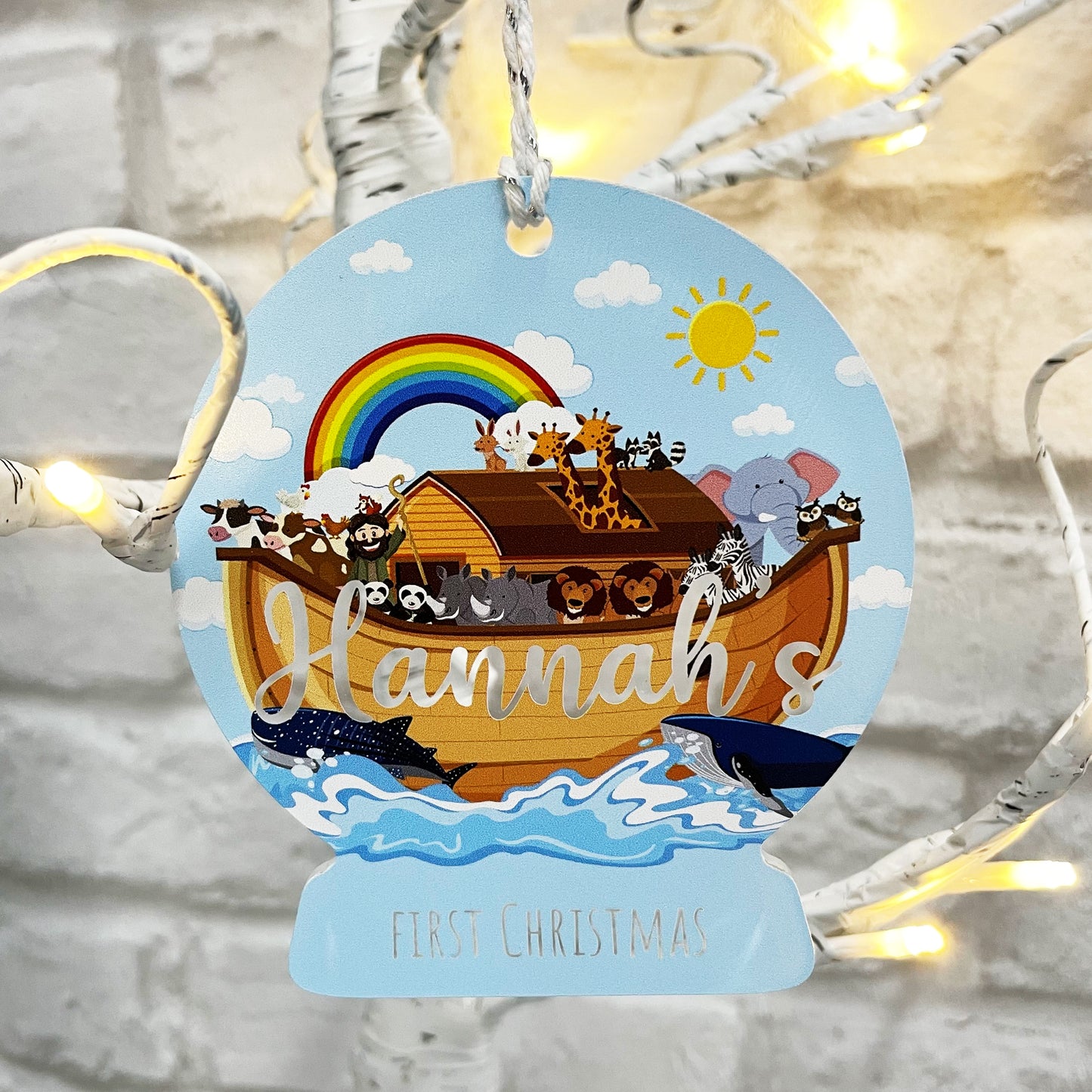 Personalised Children's First Christmas Bauble